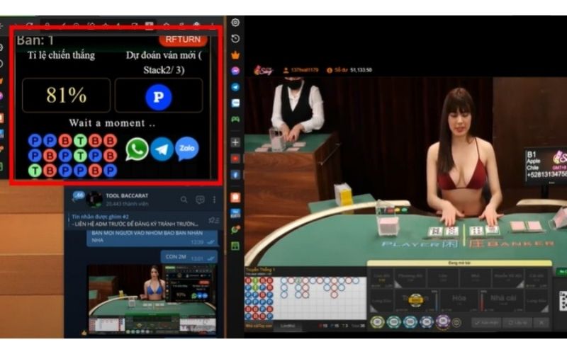 App dự đoán baccarat